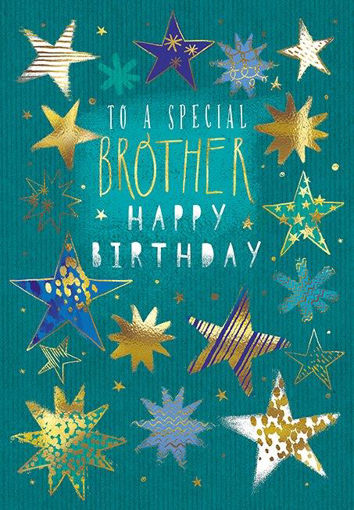 Picture of TO A SPECIAL BROTHER BIRTHDAY CARD